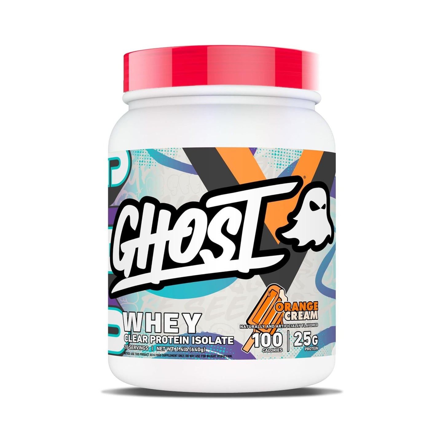 Ghost Whey Clear Protein Isolate 1.4lb 20 servings