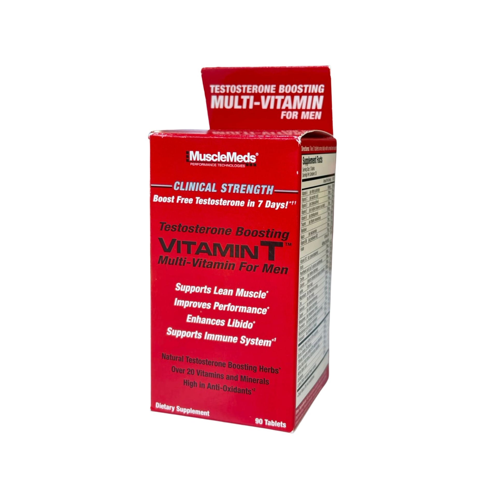 MuscleMeds Vitamin T Multivitamin for Men 90 Tablets supplement - Nutrition Hub Online UAE