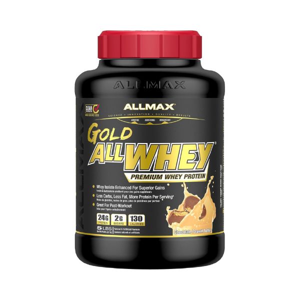 ALLMAX AllWhey Gold 100% Whey Protein & Isolate Chocolate Peanut Butter 2.27kg